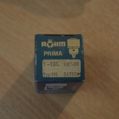 Drill Chuck with Key 1-10mm and 1/2" Mount